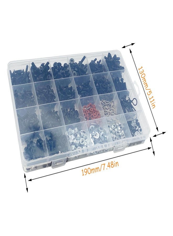 RC Lelut RC Screw Kit 1000pcs RC Car Screws, RC Hardware Kit for Traxxas Axial Arrma Redcat RC4WD HSP HPI SCX10 Losi 1/8 1/10 1/12 1/16 Scale RC Cars Trucks Crawler Buggy Accessories - Image 4